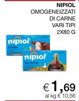 Coop NIPIOL OMOGENEIZZATI DI CARNE VARI TIPI offerta