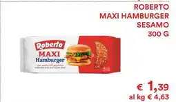 Coop ROBERTO MAXI HAMBURGER SESAMO 300 G offerta