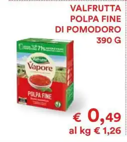 Coop VALFRUTTA POLPA FINE DI POMODORO offerta