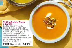 Bofrost Vellutata Zucca e Carota offerta