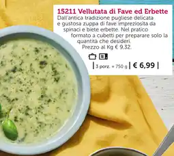 Bofrost Vellutata di Fave ed Erbette offerta