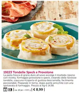 Bofrost Tondelle Speck e Provolone offerta