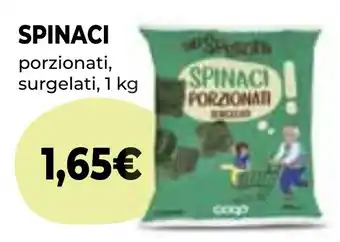 Spinaci porzionati