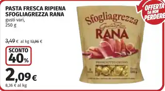 Pasta fresca ripiena sfogliagrezza Rana