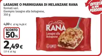 Lasagne alla bolognese Rana