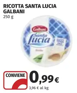 Coop Ricotta Santa Lucia Galbani offerta