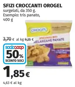 Coop Sfizi croccanti Orogel offerta