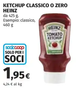 Coop Ketchup Heinz offerta