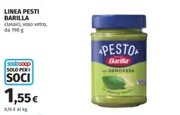 Coop Pesto Barilla Genovese offerta