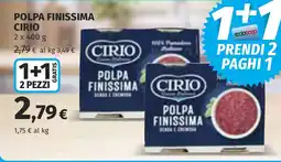 Coop Polpa finissima Cirio offerta