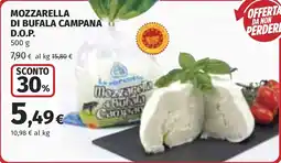 Coop Mozzarella di bufala campana offerta