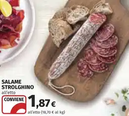 Coop Salame Strolghino offerta