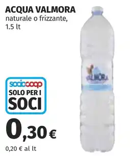 Coop Acqua Valmora offerta