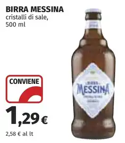 Coop Birra Messina cristalli di sale offerta