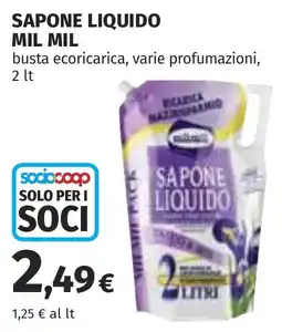 Coop Sapone liquido Mil Mil offerta