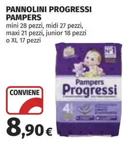 Coop Pannolini Progressi Pampers offerta