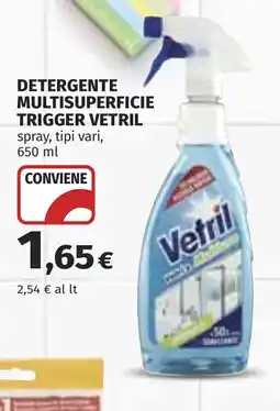 Coop Detergente multisuperficie Trigger Vetril offerta