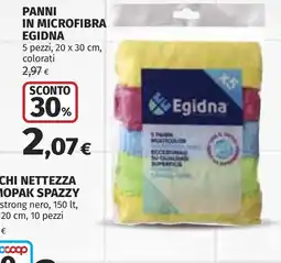 Coop Panni in microfibra Egidna offerta
