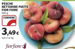 Coop Pesche nettarine piatte fior fiore offerta