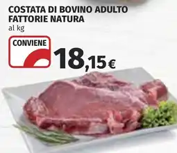 Coop Costata di bovino adulto Fattorie Natura offerta
