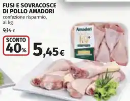 Coop Fusi e sovracosce di pollo Amadori offerta