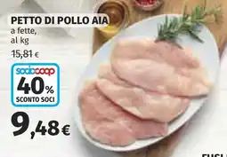 Coop Petto di pollo aia offerta