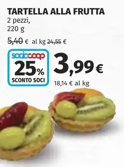Coop Tartella alla frutta offerta