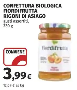 Coop Confettura biologica Fiordifrutta offerta