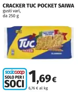 Coop Cracker Tuc Pocket Saiwa offerta