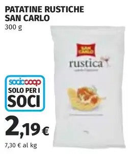 Coop Patatine rustiche San Carlo offerta