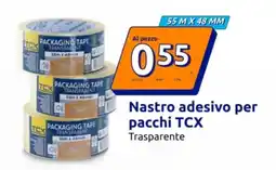 Action Nastro adesivo per pacchi TCX Trasparente offerta
