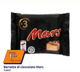 Action Barrette di cioccolato Mars offerta