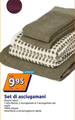 Action Set di asciugamani offerta