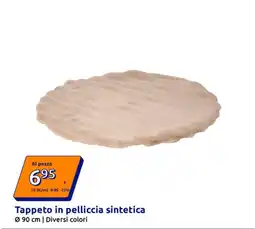 Action Tappeto in pelliccia sintetica offerta