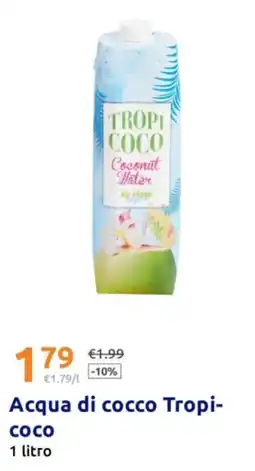 Action Acqua di cocco Tropi-coco offerta