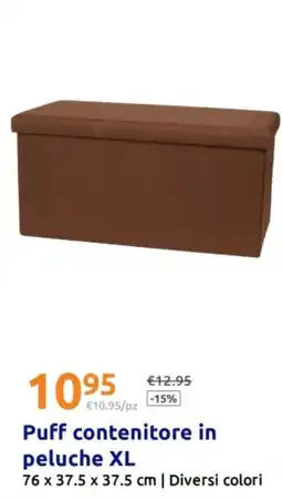 Action Puff contenitore in peluche XL offerta