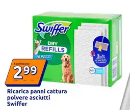 Action Ricarica panni cattura polvere asciutti Swiffer offerta