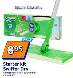 Action Starter kit Swiffer Dry offerta