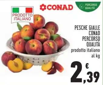 Pesche gialle Conad