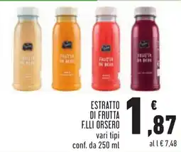 Conad Estratto di frutta f.lli orsero offerta
