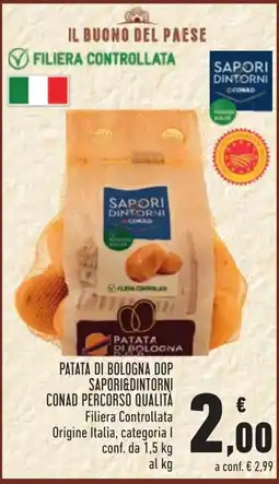 Conad Patata di Bologna DOP Saporidintorni offerta