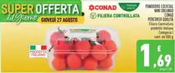 Conad Pomodoro cocktail mini oblungo Conad offerta