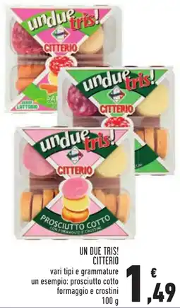 Conad Undue tris! Citterio offerta