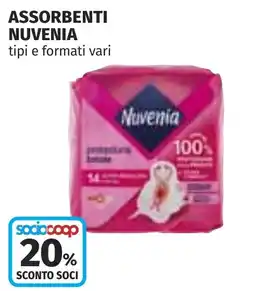 Coop Assorbenti Nuvenia offerta