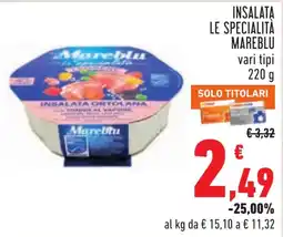 Conad Insalata ortolana Mareblu offerta