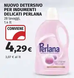 Coop Detersivo per indumenti delicati Perlana offerta