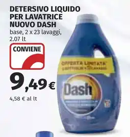Coop Detersivo liquido per lavatrice nuovo Dash offerta