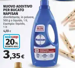 Coop Nuovo additivo per bucato Napisan offerta