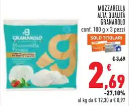 Conad Mozzarella Fresca Granarolo offerta