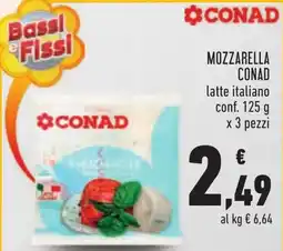 Conad Mozzarella Conad offerta